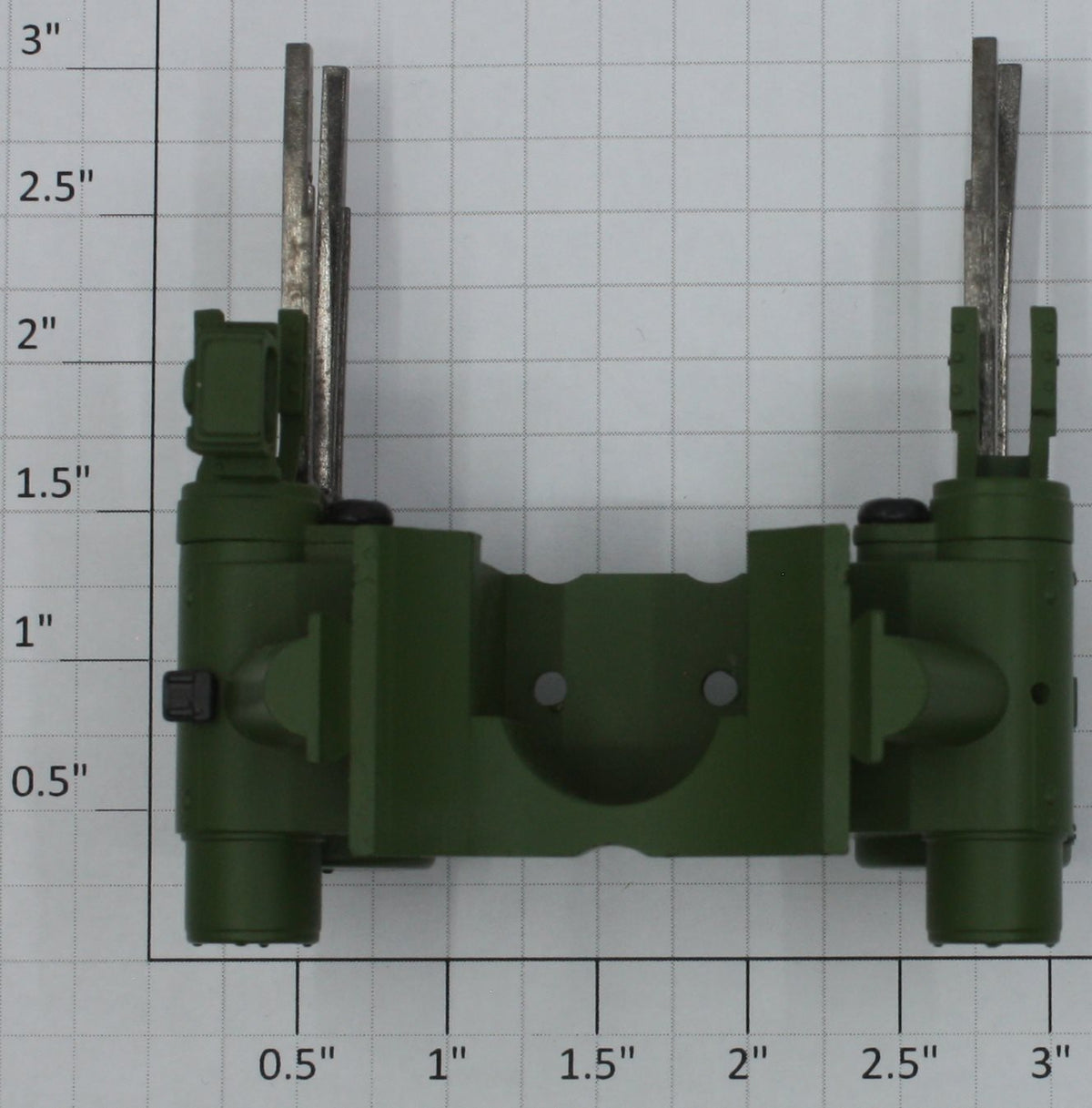 K-Line K3670-X017 Green Steam Chest with Crosshead Guides
