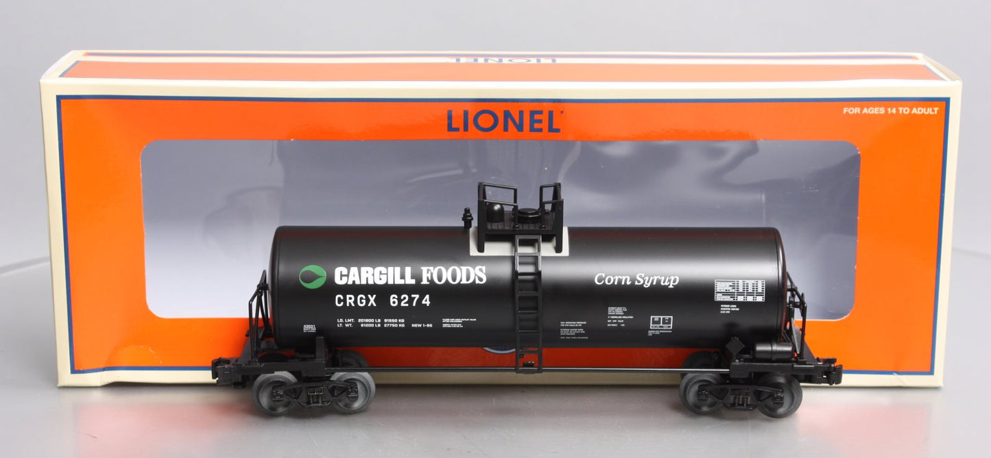 Lionel 2343031 "O-Gauge" Cargill Unibody Tank Car #6274
