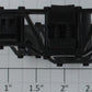 Acme 8188-6 G Scale Black Molded Plastic 4 Wheel Archbar Truck Frame