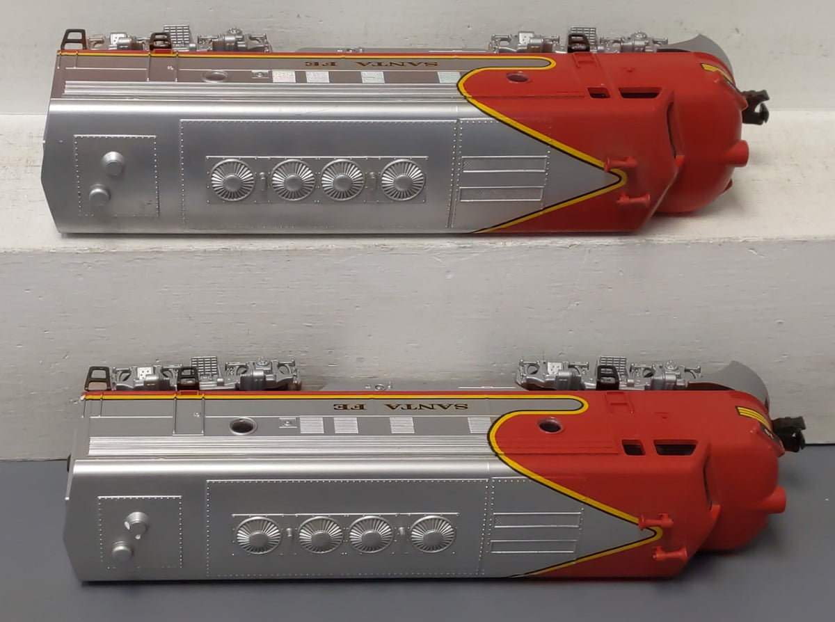 Williams F7 2006 O Santa Fe F7 AA Powered & Dummy Diesel Locomotive Set #18/#20 LN/Box