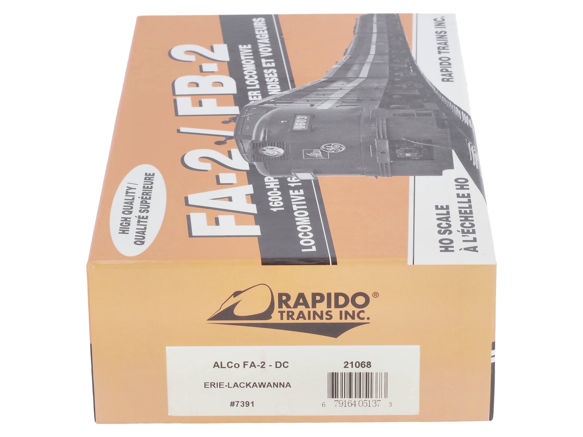 Rapido Trains 21068 HO Scale Erie Lackawanna FA-2 Diesel Locomotive #7391