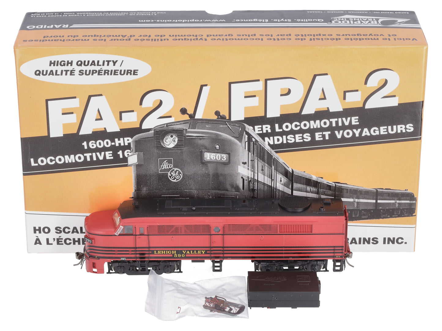 Rapido Trains 21039 HO Lehigh Valley Alco FPA-2 Diesel Locomotive #590