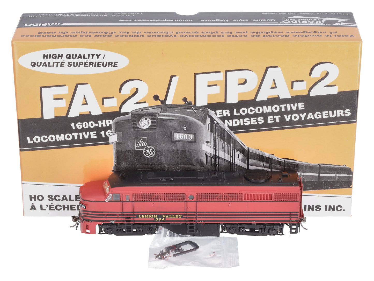 Rapido Trains 21040 HO Lehigh Valley Alco FPA-2 Diesel Locomotive #594