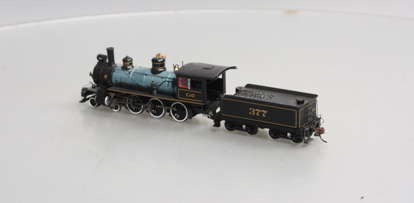 Bachmann 51404 HO Chesapeake & Ohio Baldwin 4-6-0 Steam Loco w/DCC & Sound #377