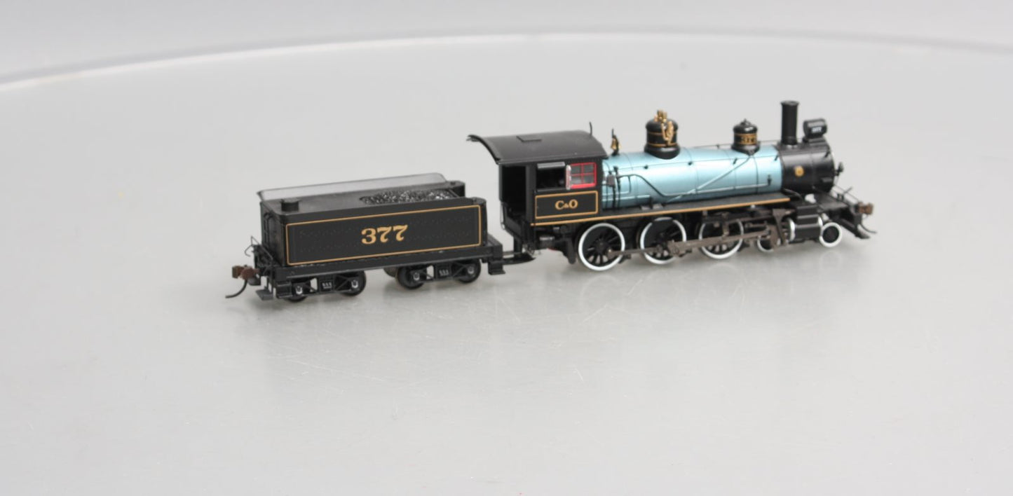 Bachmann 51404 HO Chesapeake & Ohio Baldwin 4-6-0 Steam Loco w/DCC & Sound #377