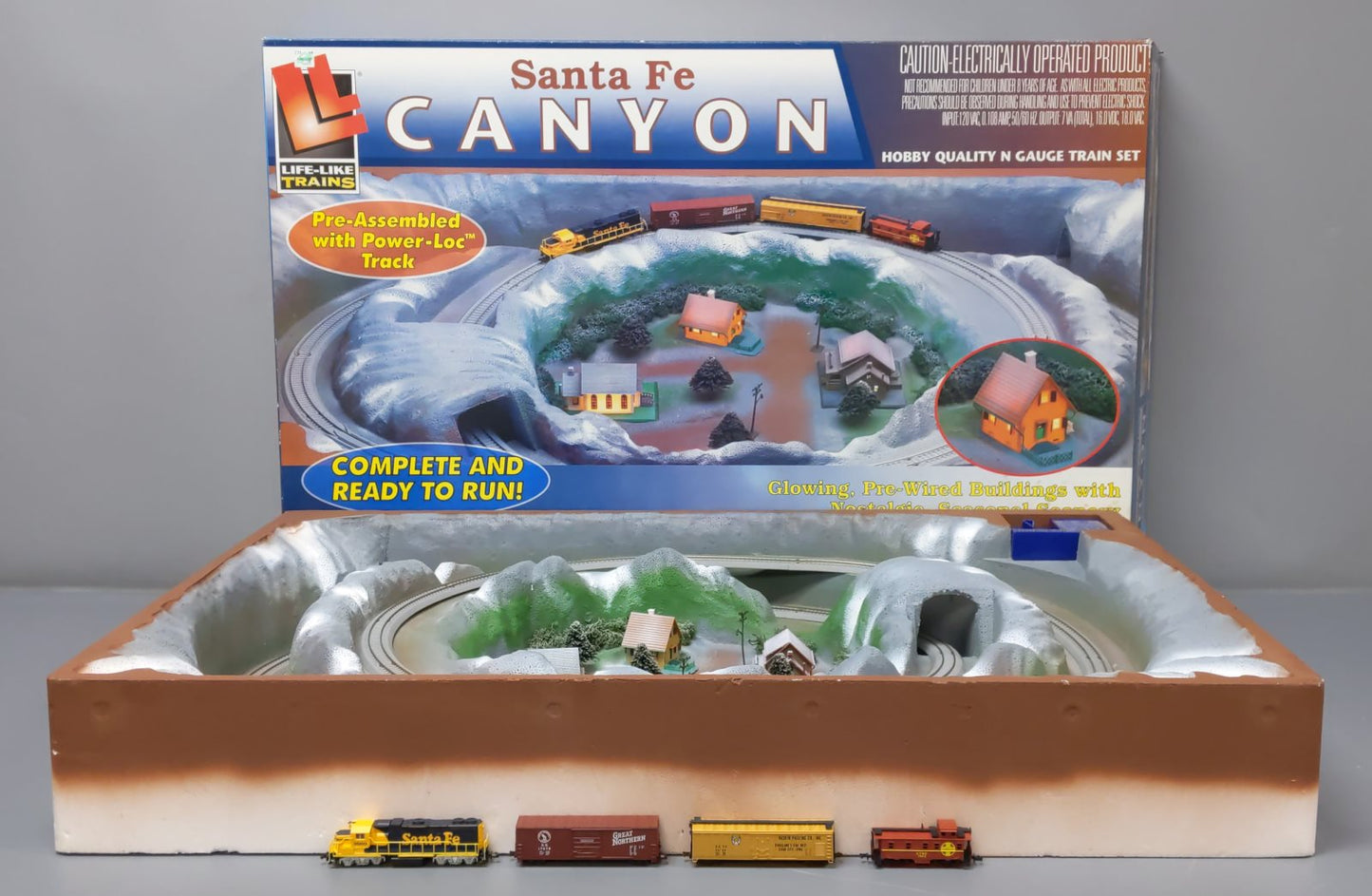 Life Like 7539 N Santa Fe Canyon Layout EX/Box