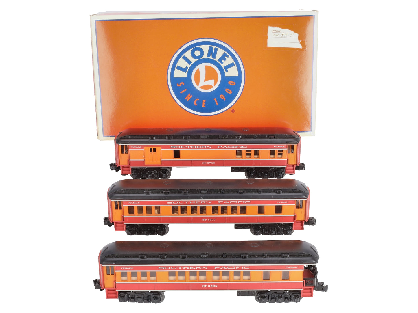 Lionel 6-81649 SP Daylight Madison Passenger Car 3-Pack