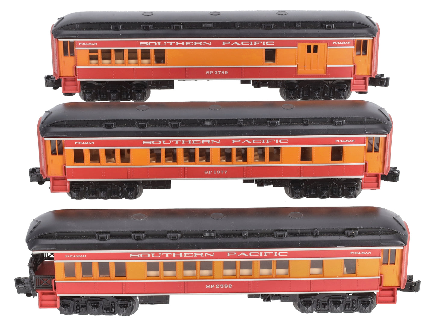 Lionel 6-81649 SP Daylight Madison Passenger Car 3-Pack