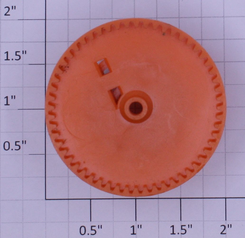 Lionel 16637-25 Orange S/L Extension Car Spool Half with Gear