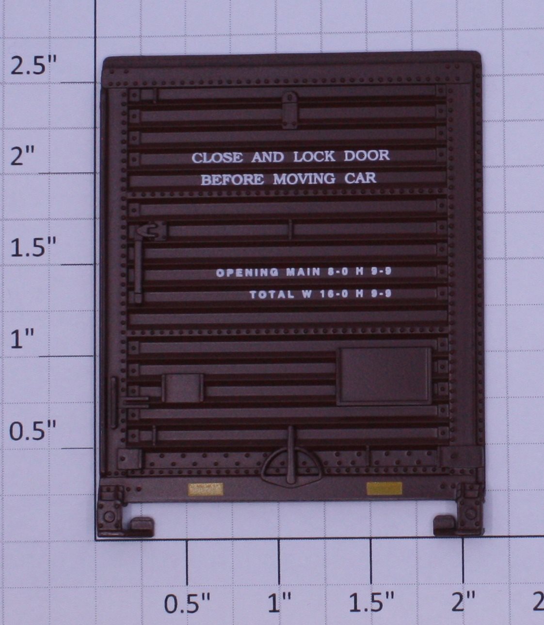 Lionel 17203-27 Red Oxide Cotton Belt Boxcar Door 