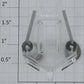 Lionel 28511-127 #608 GP-7 Rear Number Board and Lens Insert