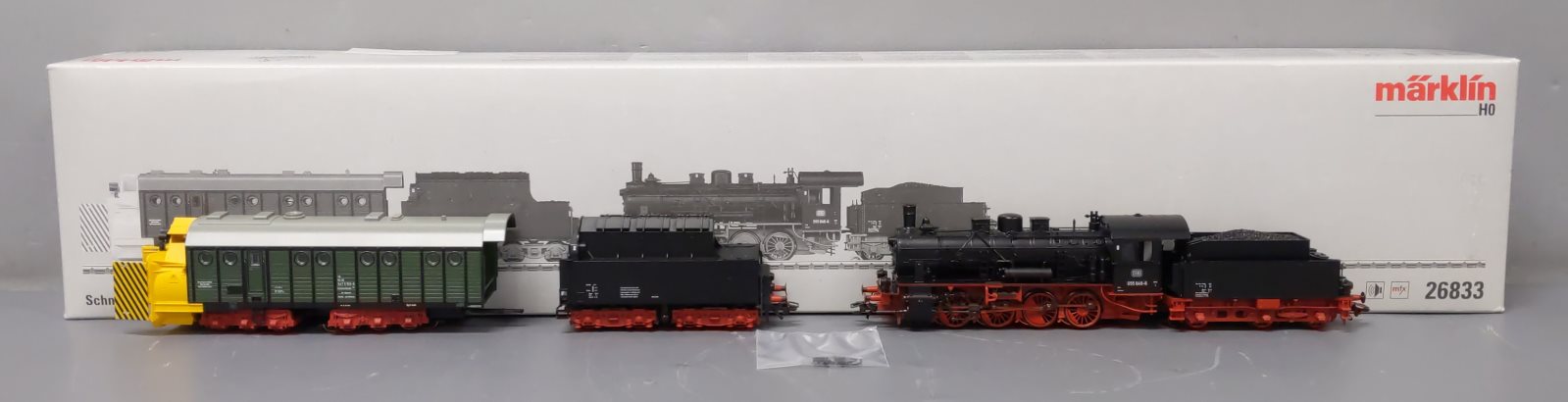Marklin 26833 Snow Clearing with Rotary Snowplow HO Gauge Steam Train Set