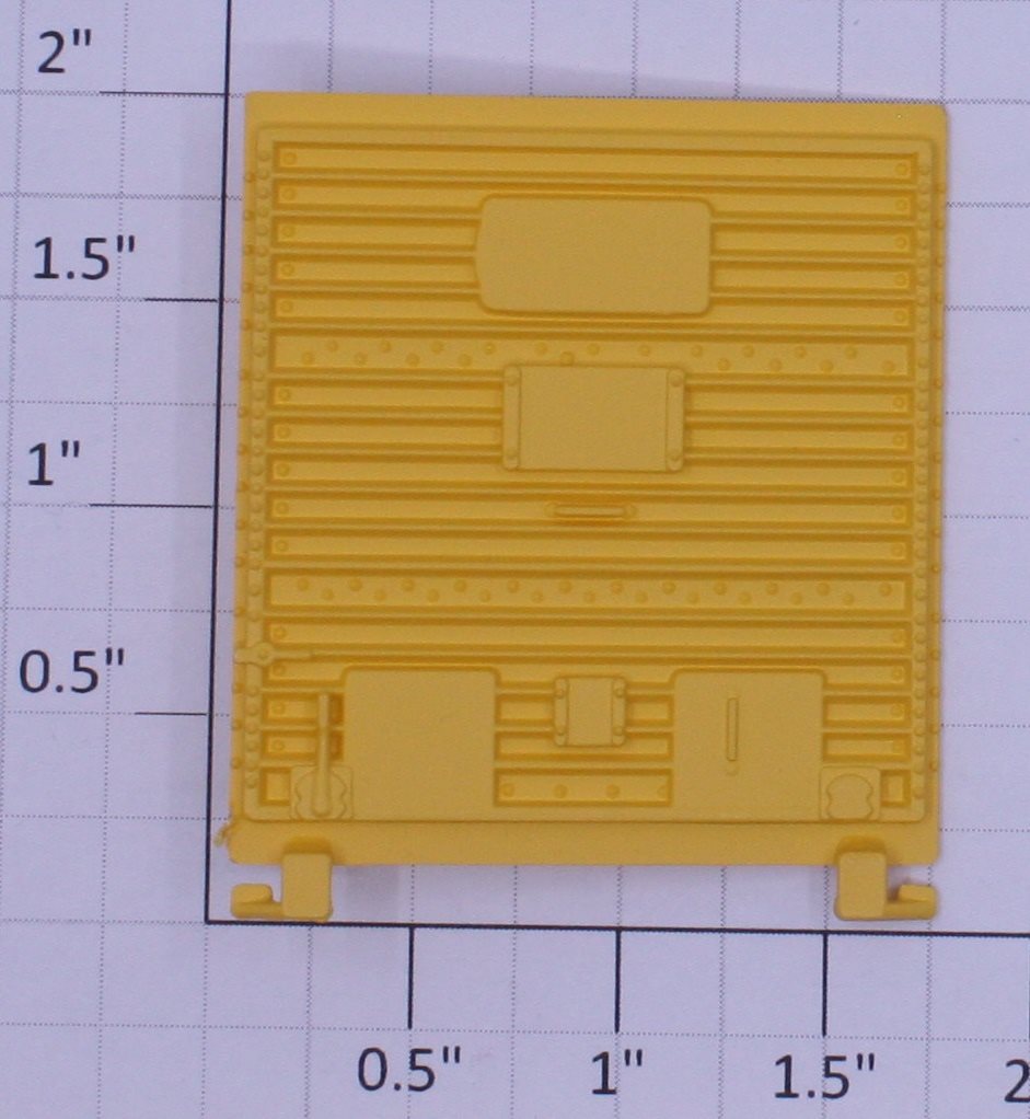 Lionel 16793-14 Yellow Multi-Panel Alien Boxcar Door with Guides