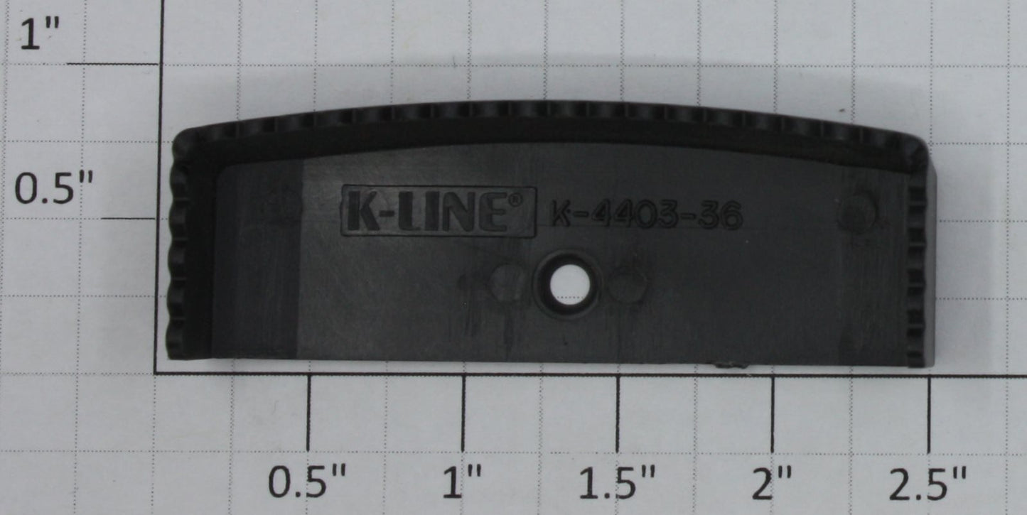 K-Line K4400-18-01 Black Plastic Observation Car Awning