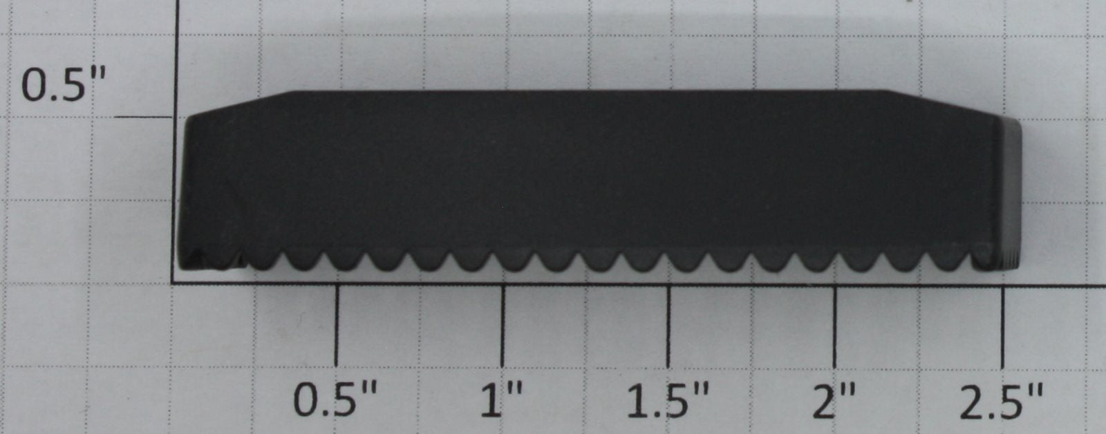 K-Line K4400-18-01 Black Plastic Observation Car Awning
