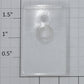 K-Line K4400-12-01 White Painted Heavyweight Baggage Car Small Window