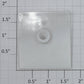 K-Line K4400-12-02 White Painted Heavyweight Baggage Car Large Window