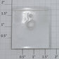 K-Line K4400-12-02 White Painted Heavyweight Baggage Car Large Window