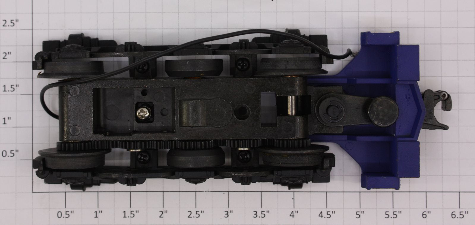 K-Line K2438-X014A Motor Truck Assembly with Blue and Yellow Pilot