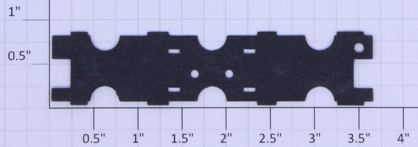 Lionel 1668E-15 O27 Gauge 3-11/16" Pick-Up Shoe Fiber Plate