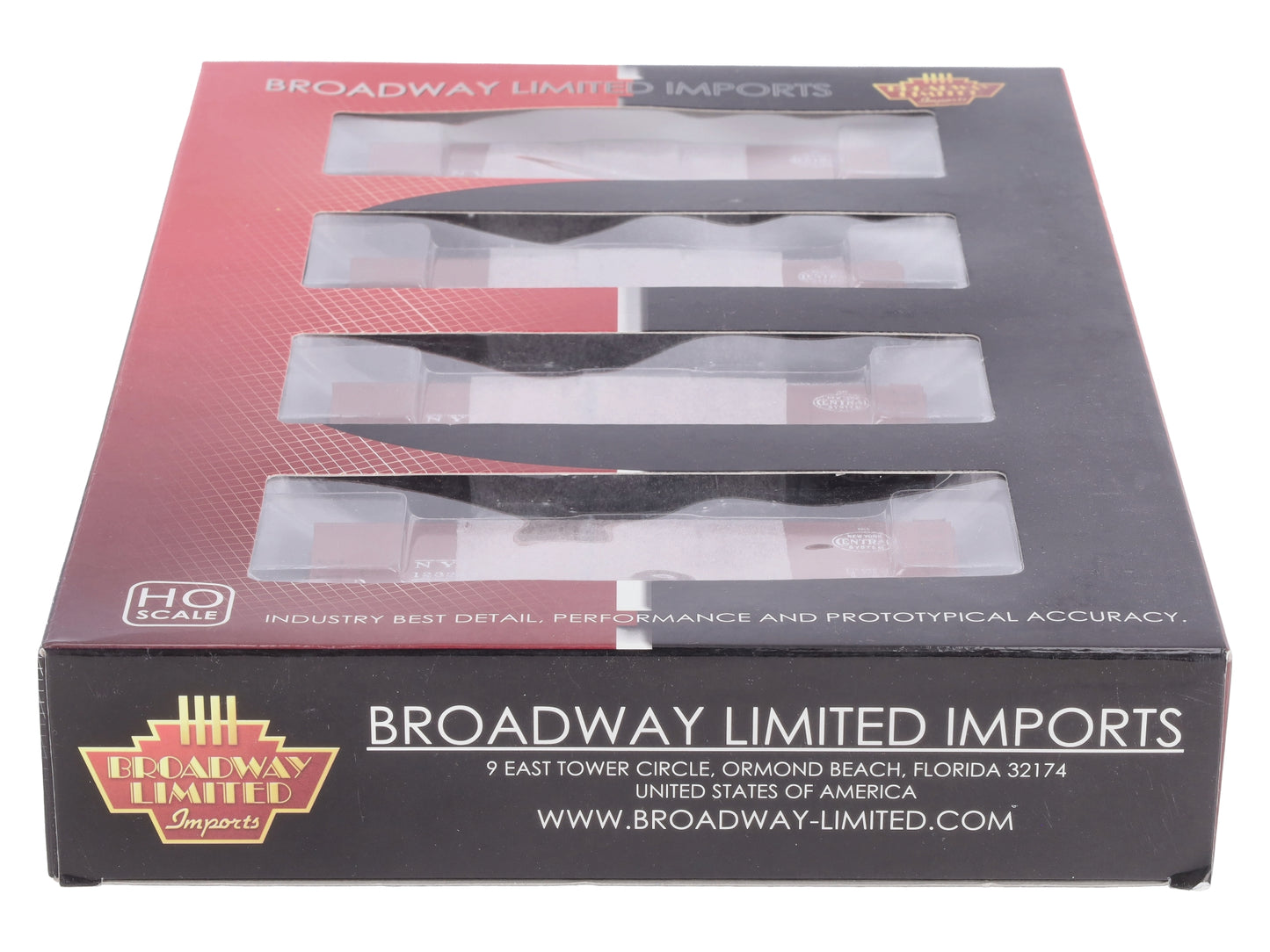 Broadway Limited 1752 HO NYC Specification 486 40' Steel Boxcar (Set of 4) NIB