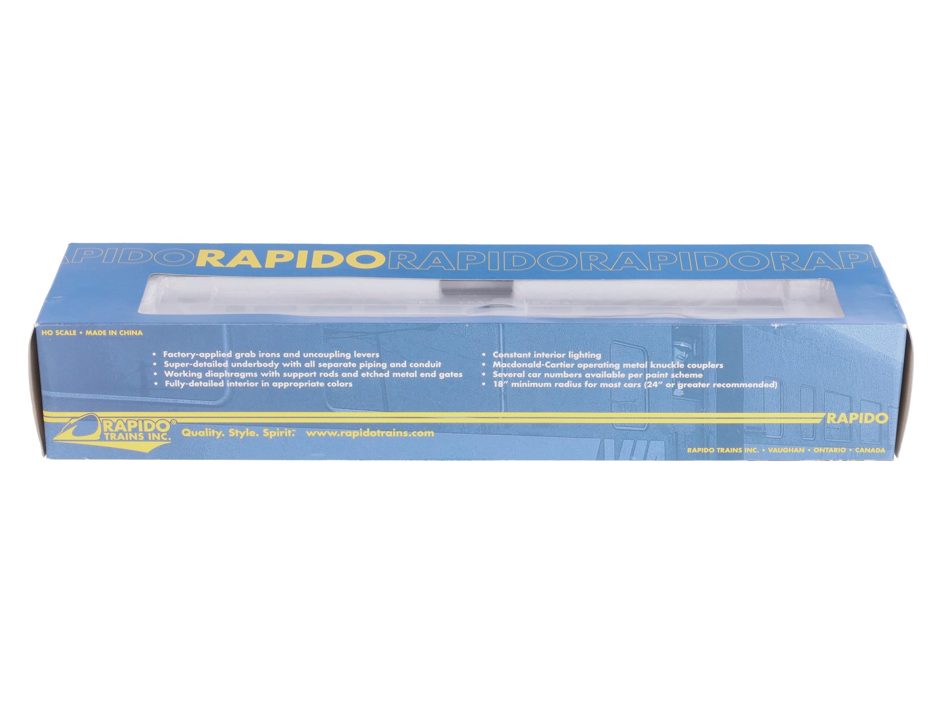 Rapido Trains 100312 HO New York Central CC&F Lightweight Coach No Skirts #2650