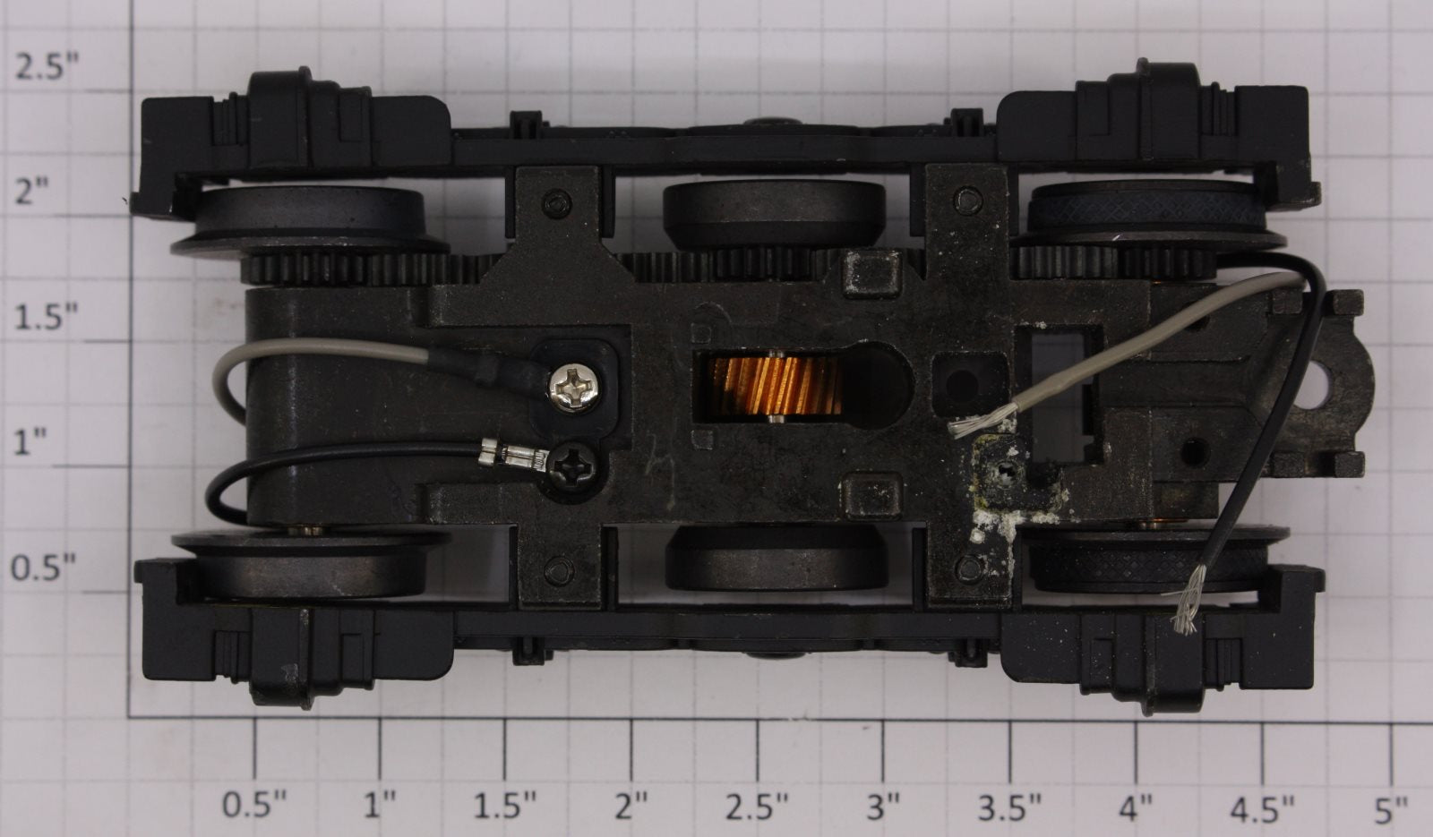 K-Line K2438-X015 Complete Truck Assembly with Speed Sensor Cam Wheel