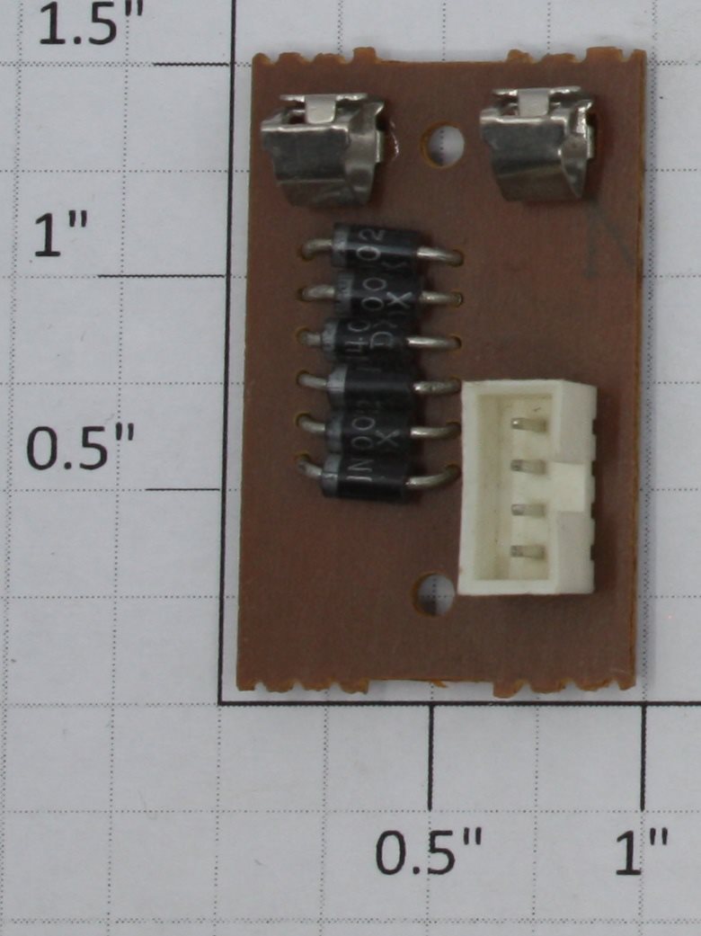 K-Line K4403-60 SDK-011 PCB Circuit Board with Connector, Diodes and Terminals