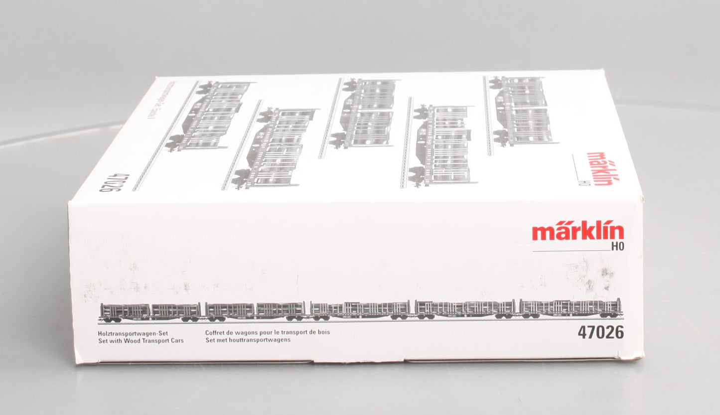 Marklin 47026 Wood Transport Car 51 DB AG