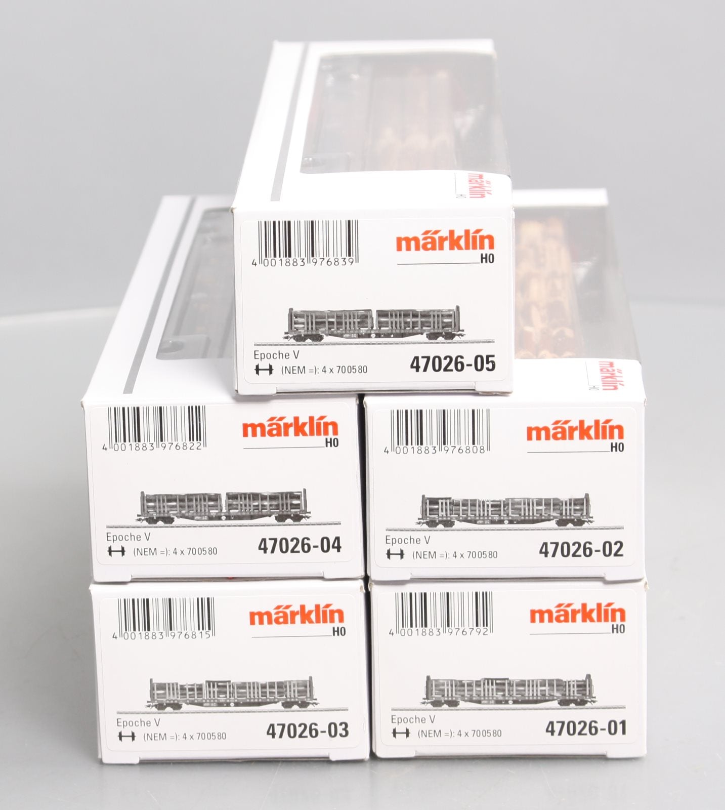 Marklin 47026 Wood Transport Car 51 DB AG