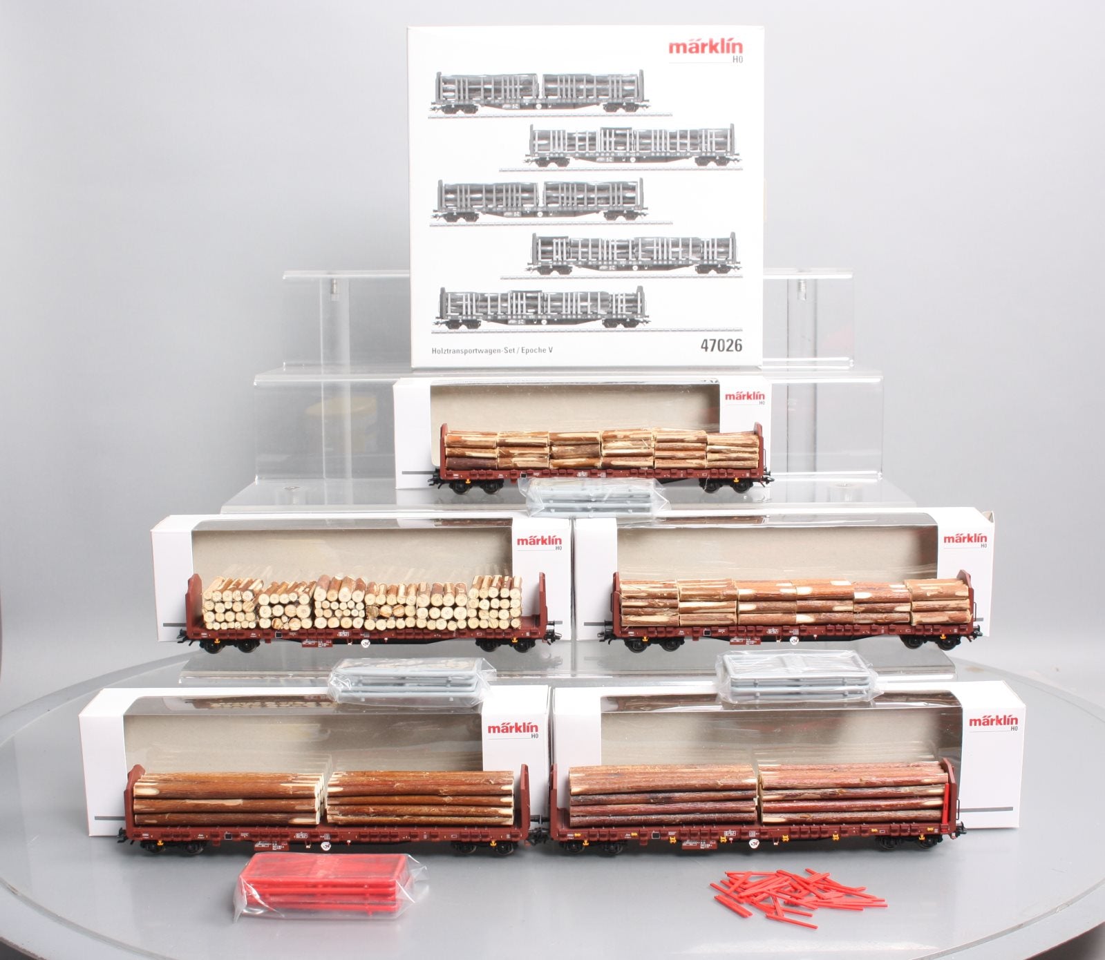 Marklin 47026 Wood Transport Car 51 DB AG