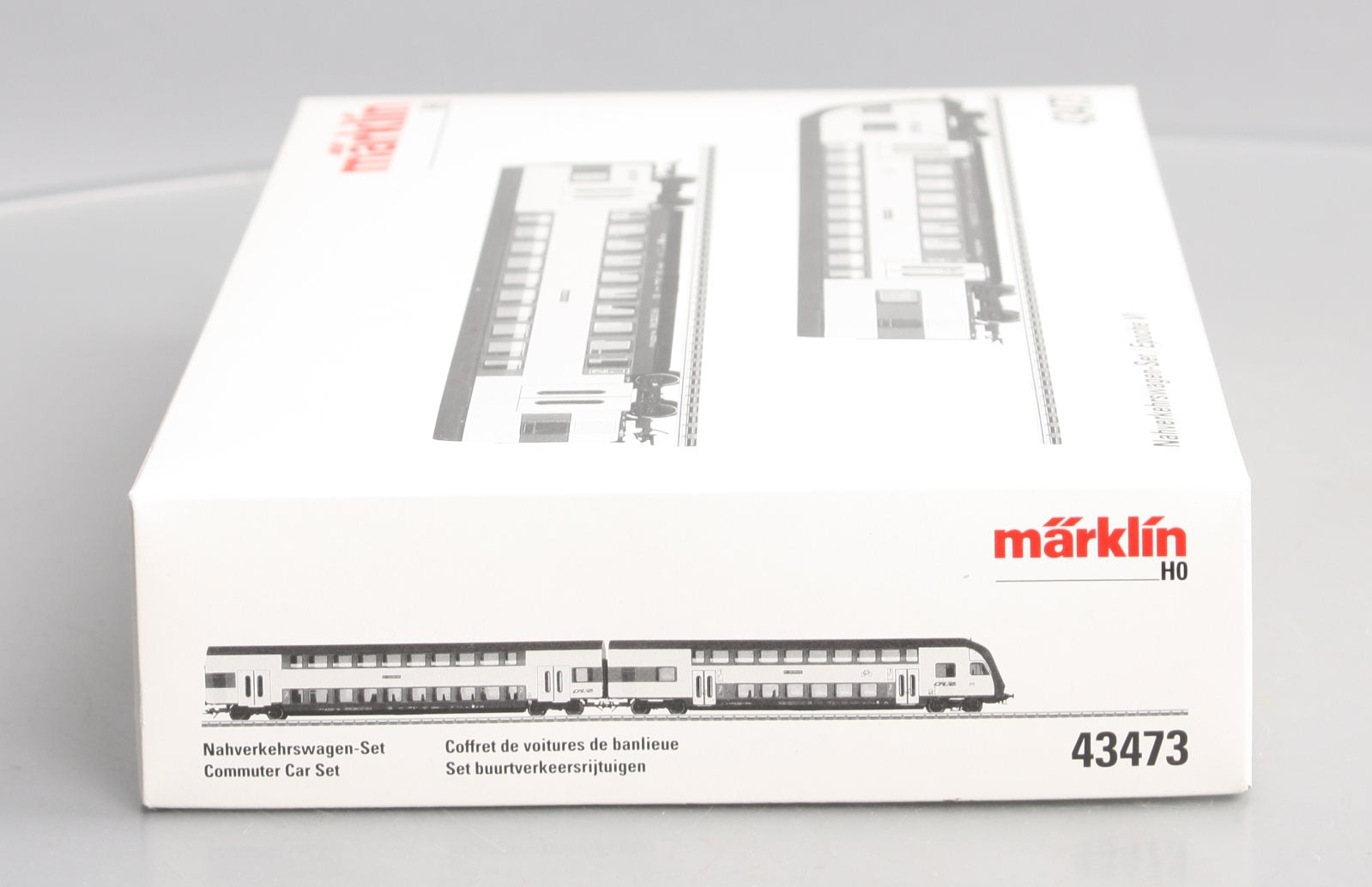 Marklin 43473 HO Scale CFL Cargo Denmark 2-Car Passenger Commuter Set