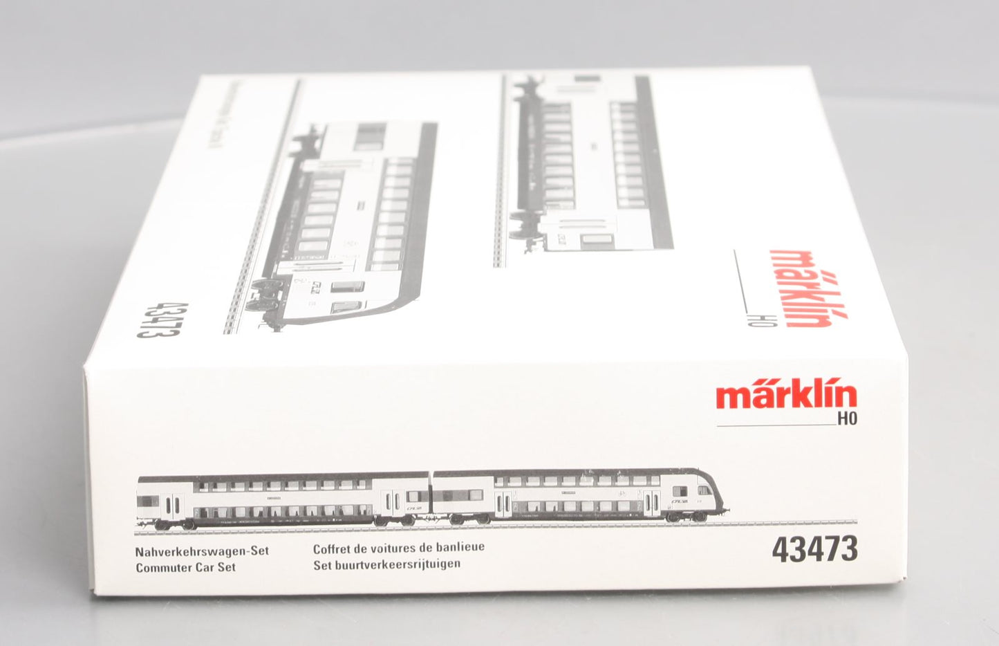 Marklin 43473 HO Scale CFL Cargo Denmark 2-Car Passenger Commuter Set