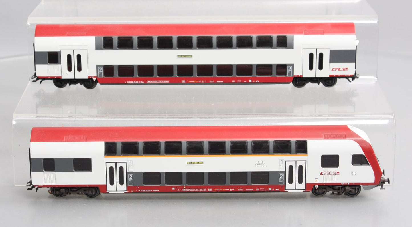 Marklin 43473 HO Scale CFL Cargo Denmark 2-Car Passenger Commuter Set