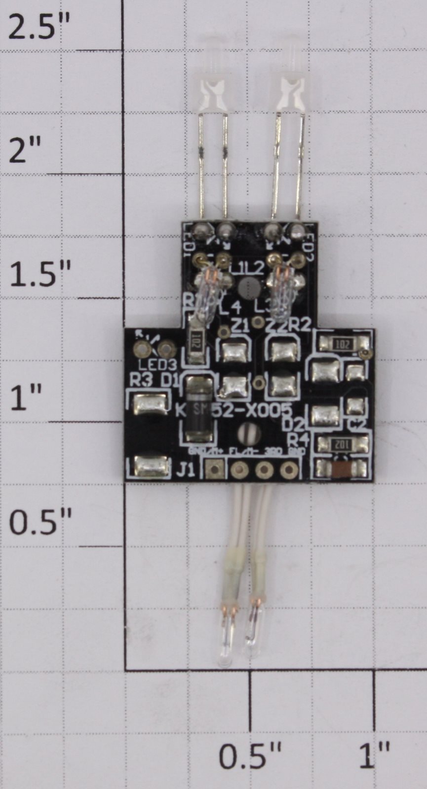 K-Line K2452-X005 SD-70/SD-75 Cab Lighting PCB Circuit Board
