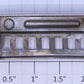 Lionel 260E-58 Unpainted Tinplate Pilot Cowcatcher