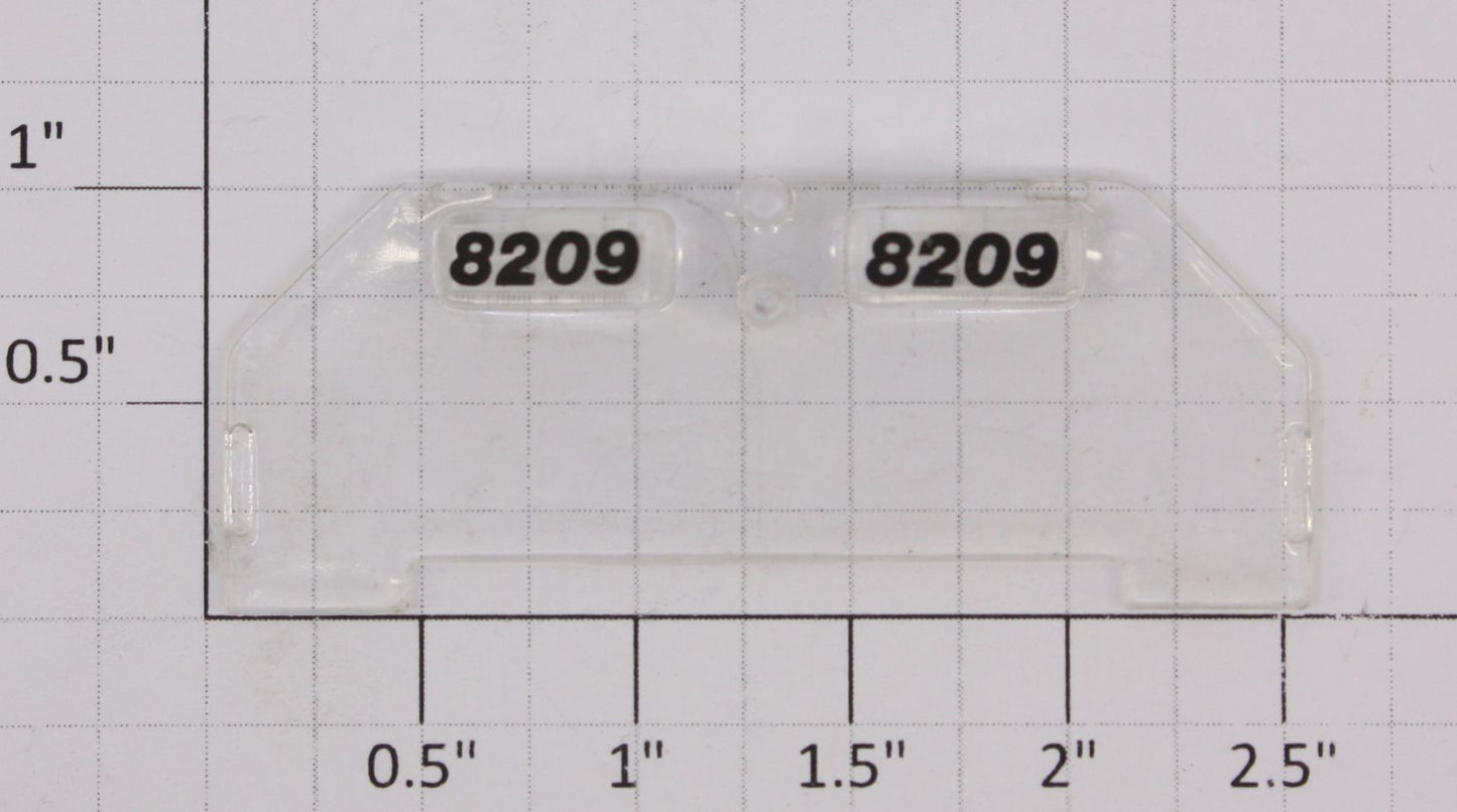 Lionel 18209-17 #8209 SD-40 Number Board and Lens Insert