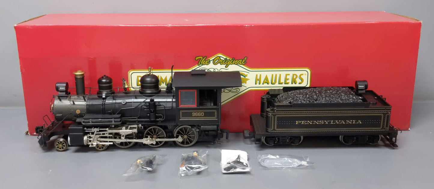 Bachmann 81092 G Scale PRR 4-6-0 Steam Locomotive & Tender #9670 LN/Box