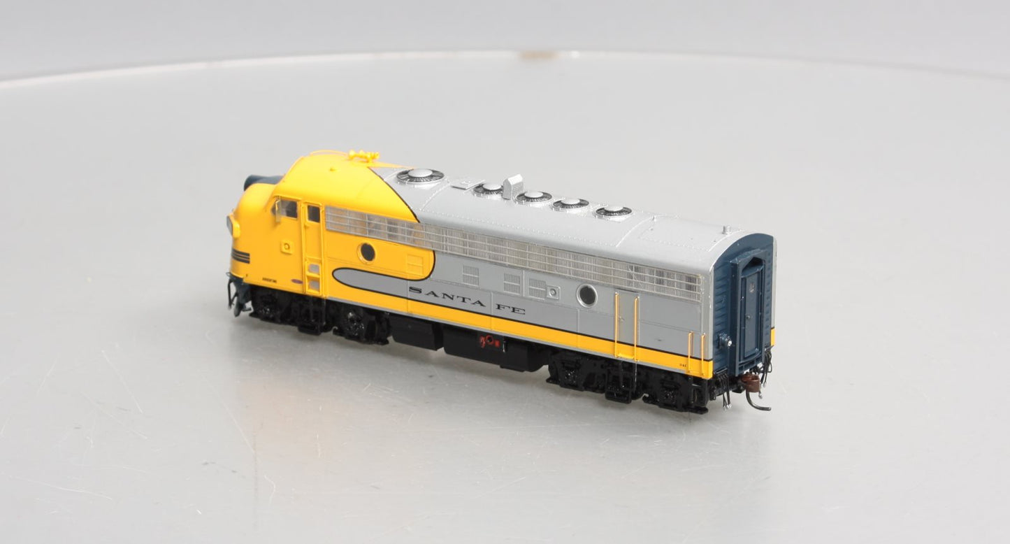 Athearn G22228 HO Santa Fe/Yellow Bonnet F7A Phase 2 Diesel Locomotive #341