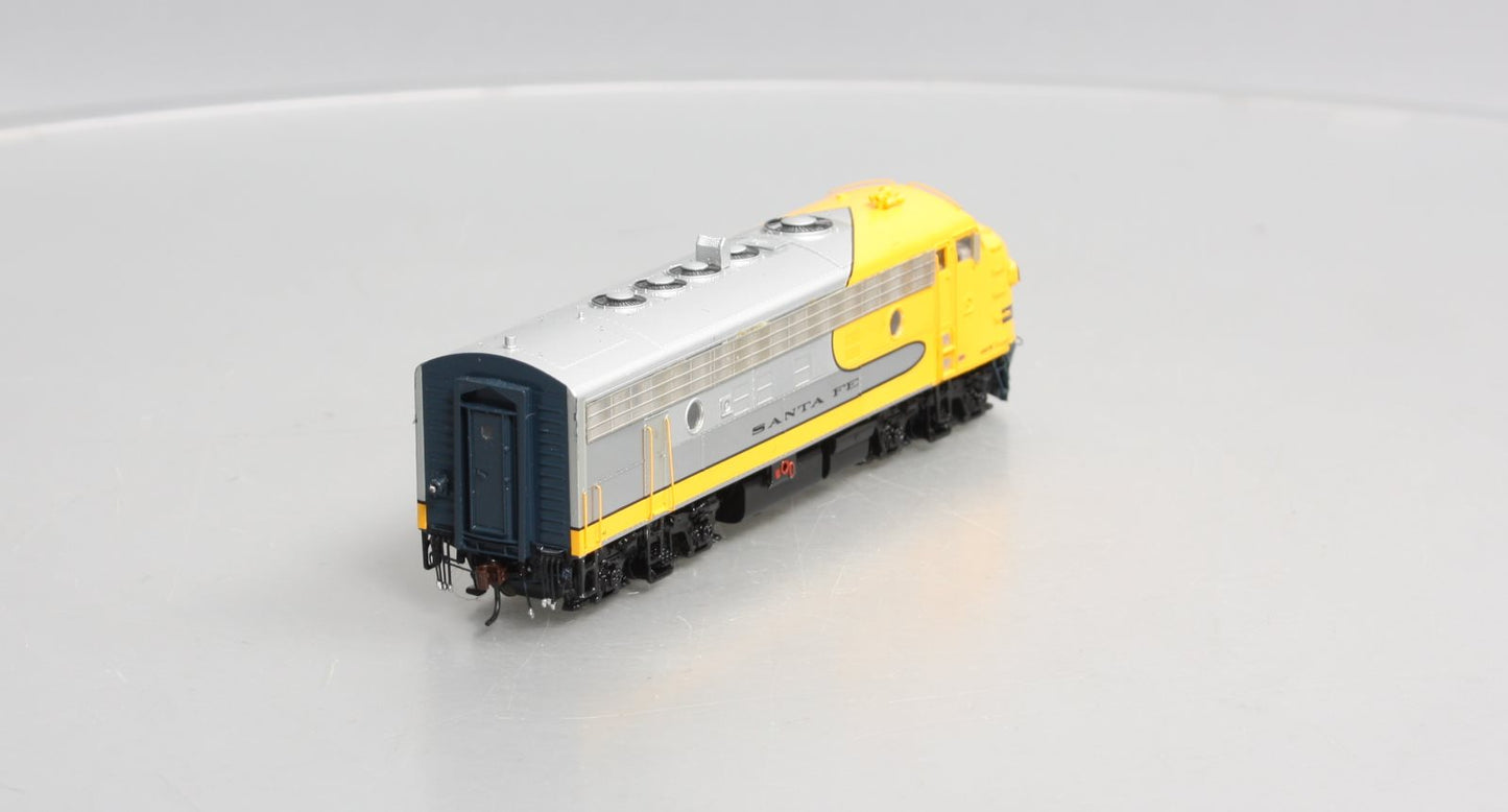 Athearn G22228 HO Santa Fe/Yellow Bonnet F7A Phase 2 Diesel Locomotive #341