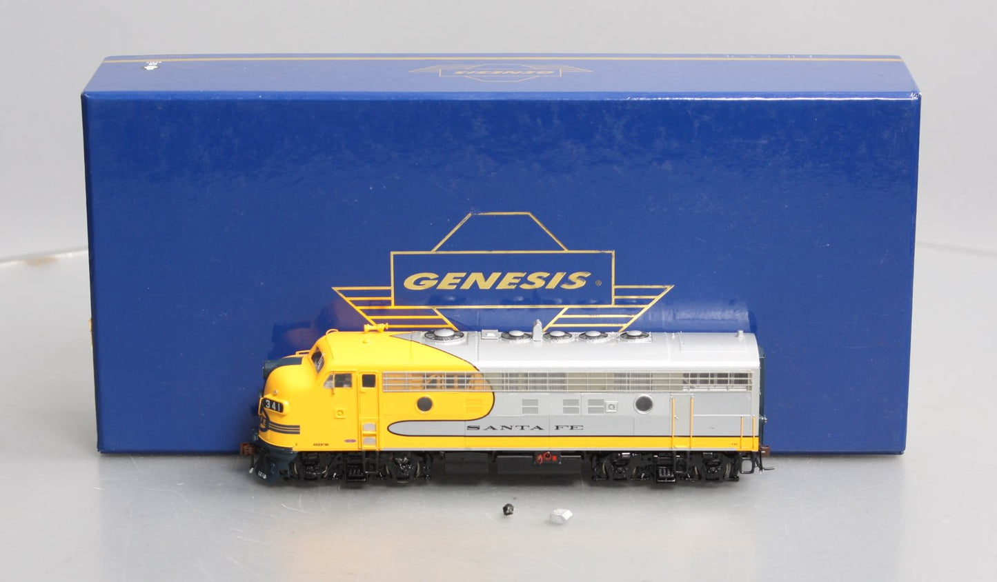 Athearn G22228 HO Santa Fe/Yellow Bonnet F7A Phase 2 Diesel Locomotive #341
