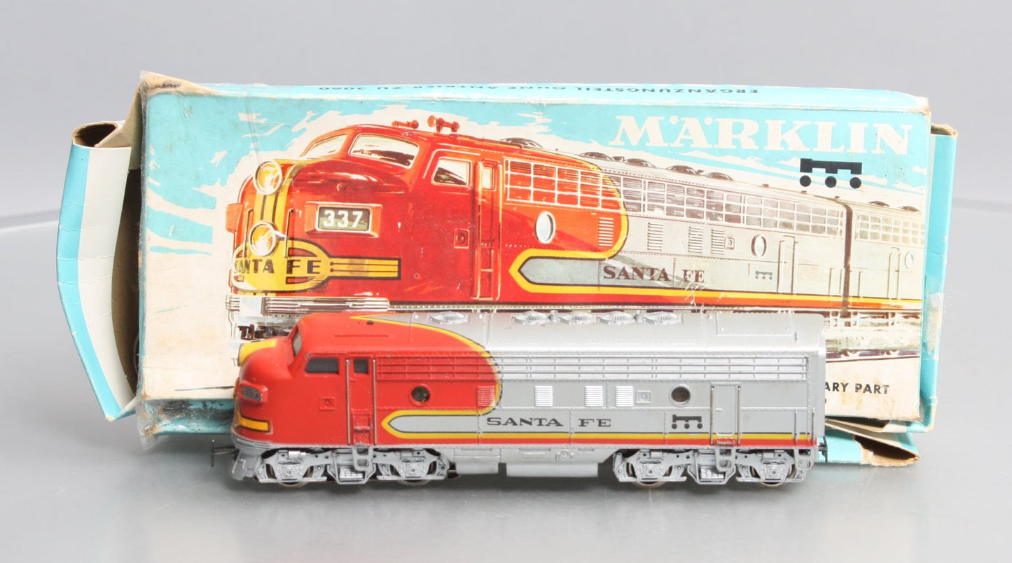 Marklin 4060 Santa Fe EMD F7 Non-Powered Diesel Locomotive VG/Box