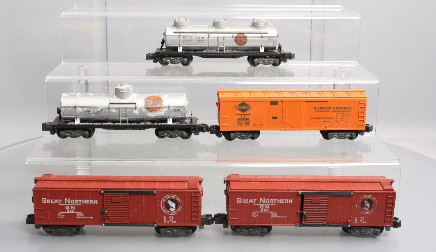 American Flyer 913, 24309, 24313, 24403 Vintage S Freight Cars [5]