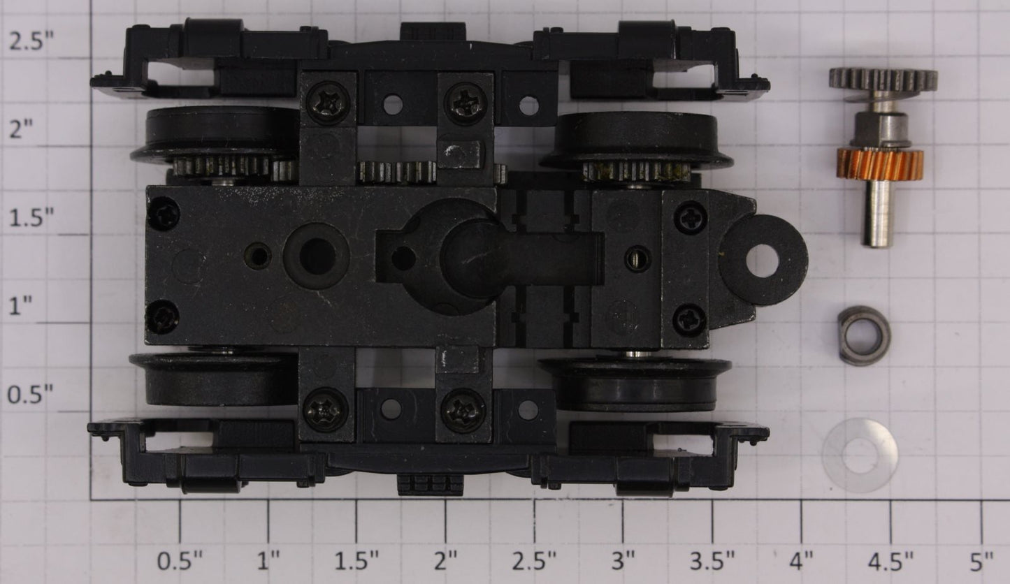 K-Line K2410-M001 RS-3 Motor Truck with Sides and Complete Gear Set