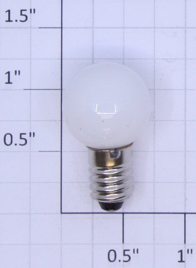 Lionel 432W 18 Volt Screw Base White Large Globe Light Bulb