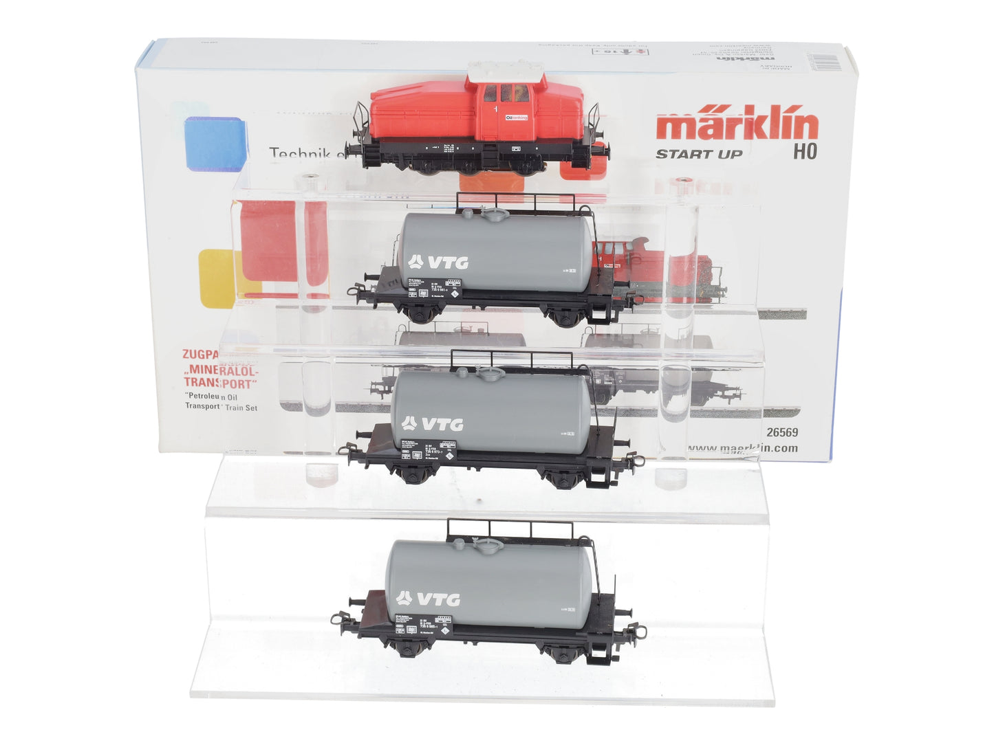 Marklin 26569 Petroleum Oil Transport Digital HO Gauge Diesel Train Set
