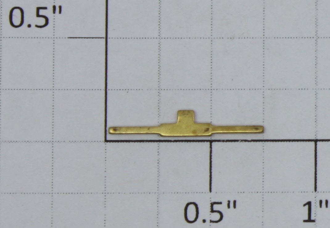 Lionel 390-54 Standard Gauge Prewar Ornamental Brass Bell Yoke
