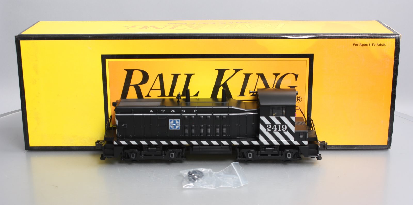 MTH 30-2156-1 AT&SF NW-2 Diesel Switcher w/PS1 #2419 EX/Box