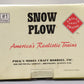Aristo-Craft 46708 G Santa Fe Wedge Snow Plow - Metal Wheels VG/Box