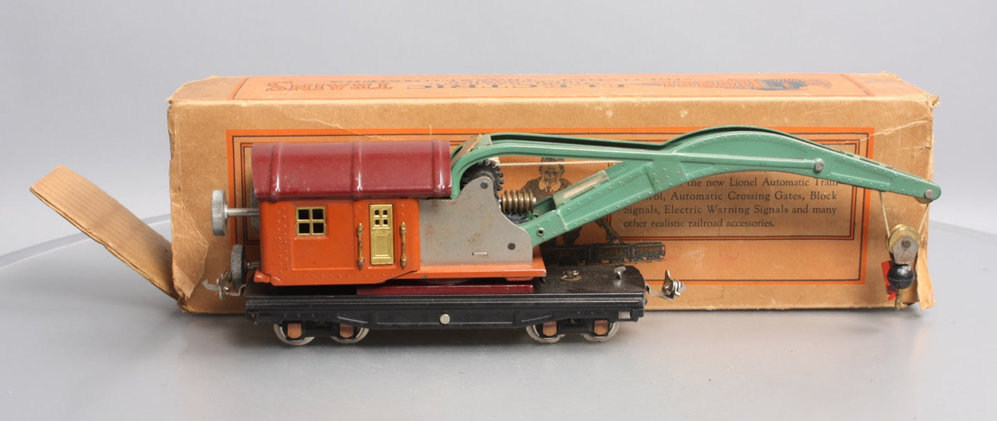 Lionel 810 Vintage O Operating Tinplate Crane VG/Box
